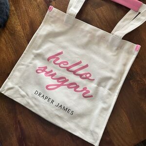 NEW DRAPER JAMES CANVAS TOTE